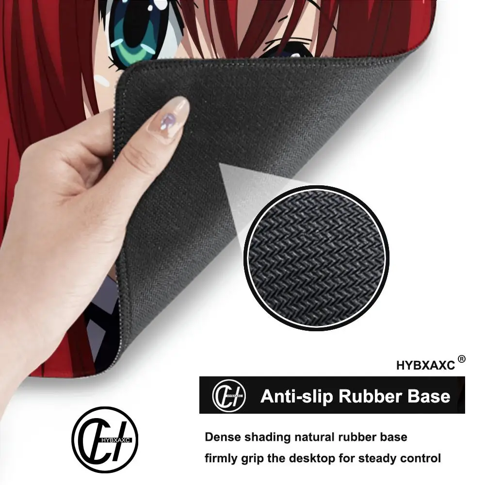 High School Dxd Mouse Pad Cute HD Desk Pad Extended Gaming Keyboard Mats Large 90x40cm XXL Gamer Mousepad