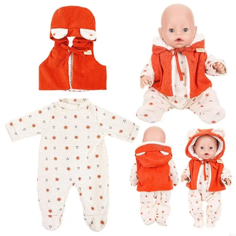 

M89C 18inch Doll Clothes Soft Winter Autumn Wear Doll Clothing For 43cm Girl Doll Children Roleplay Acitivty Toy Accessory