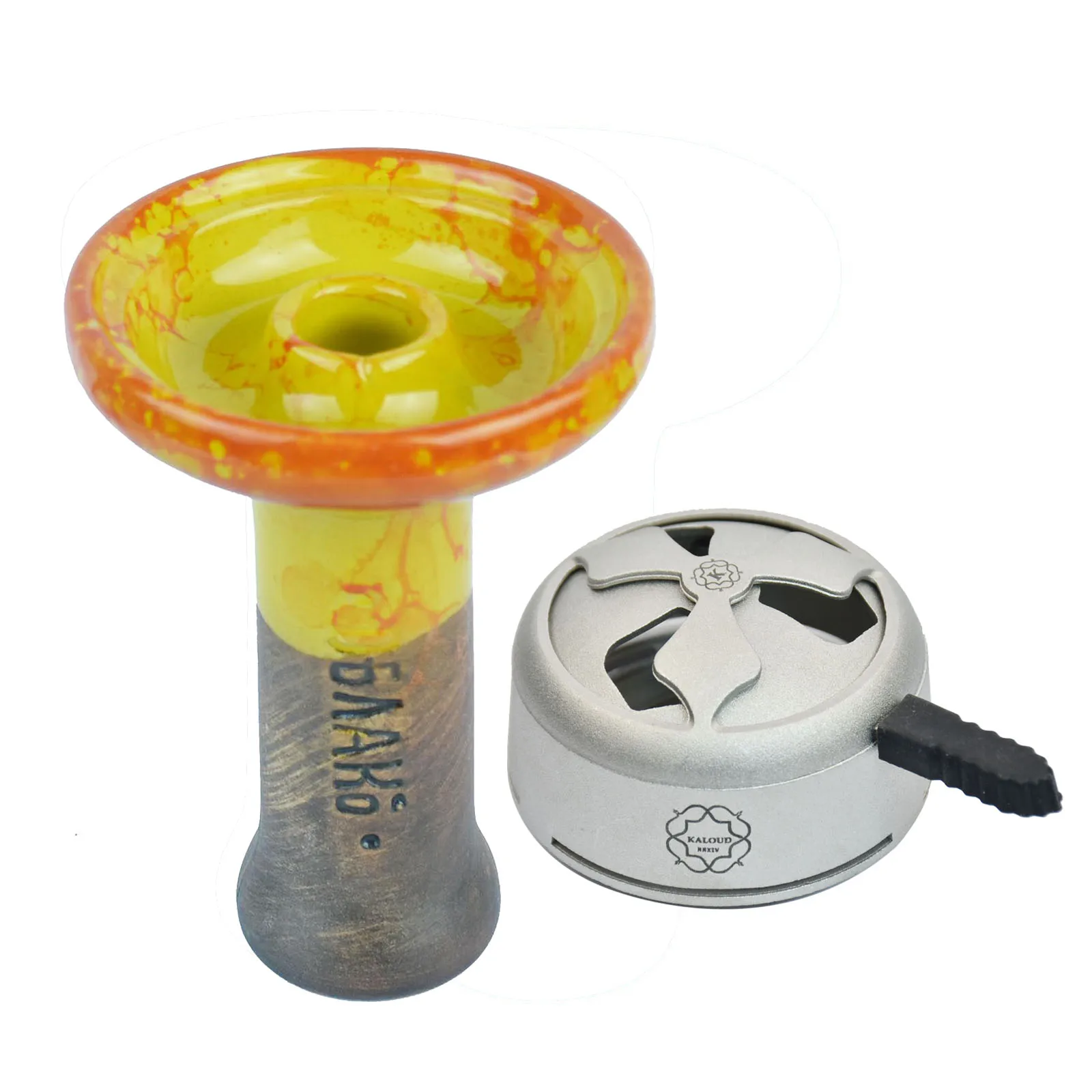 Color Glaze Hookah Bowls Shisha Charcoal Holder Ceramic Tobacco Heat Managerment System Oblako Chicha Cachimba Accessories