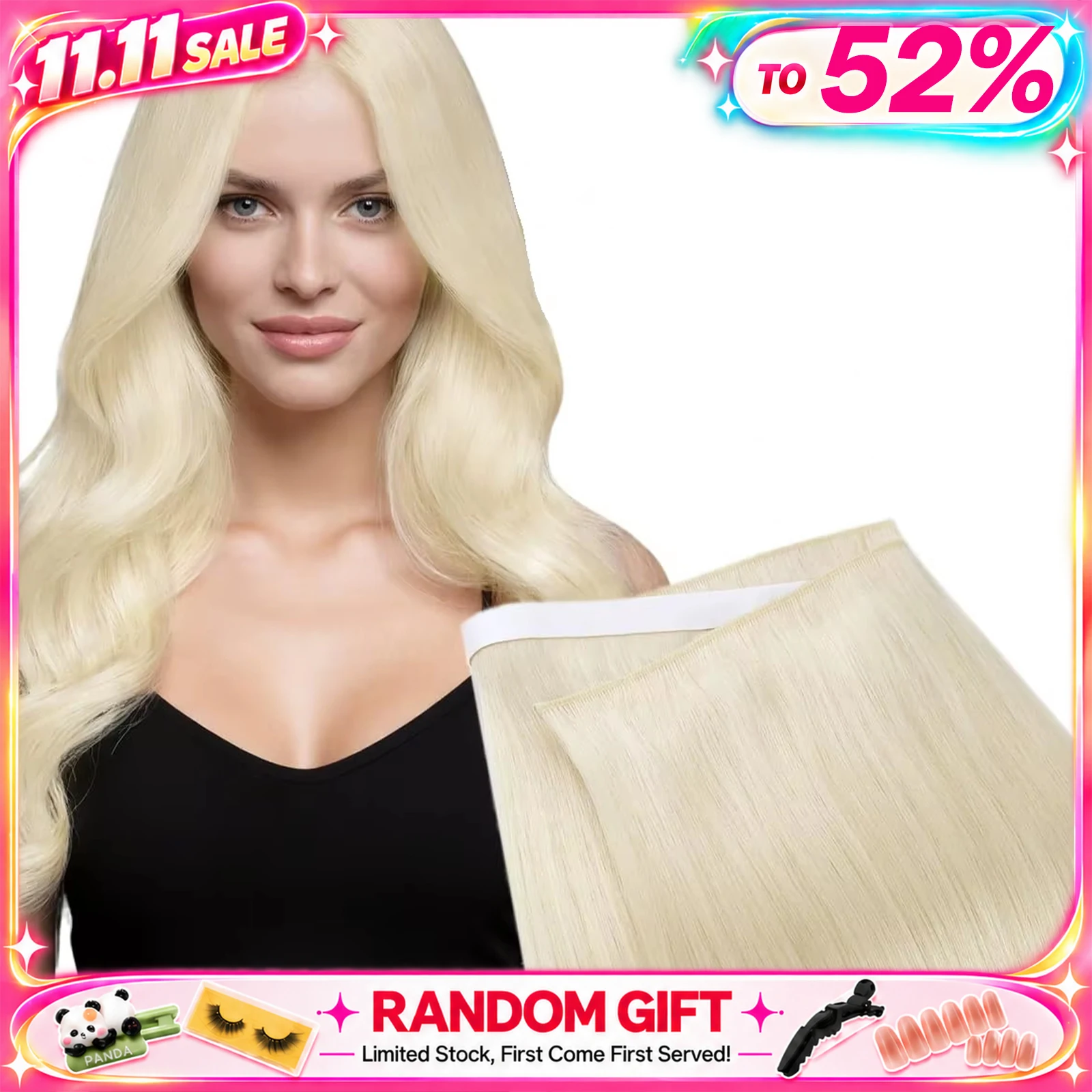 Invisible Tape In Extensions Real Hair - Moresoo Bantlı Saç Ekleri Genius Weft