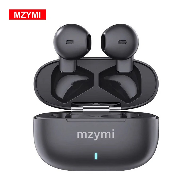 MZYMI E98 Headphone Nirkabel In-Ear Earbud Pengurang Kebisingan Headphone Suara Stereo Hifi Headset Gaming Kontrol Sentuh dengan Mikrofon