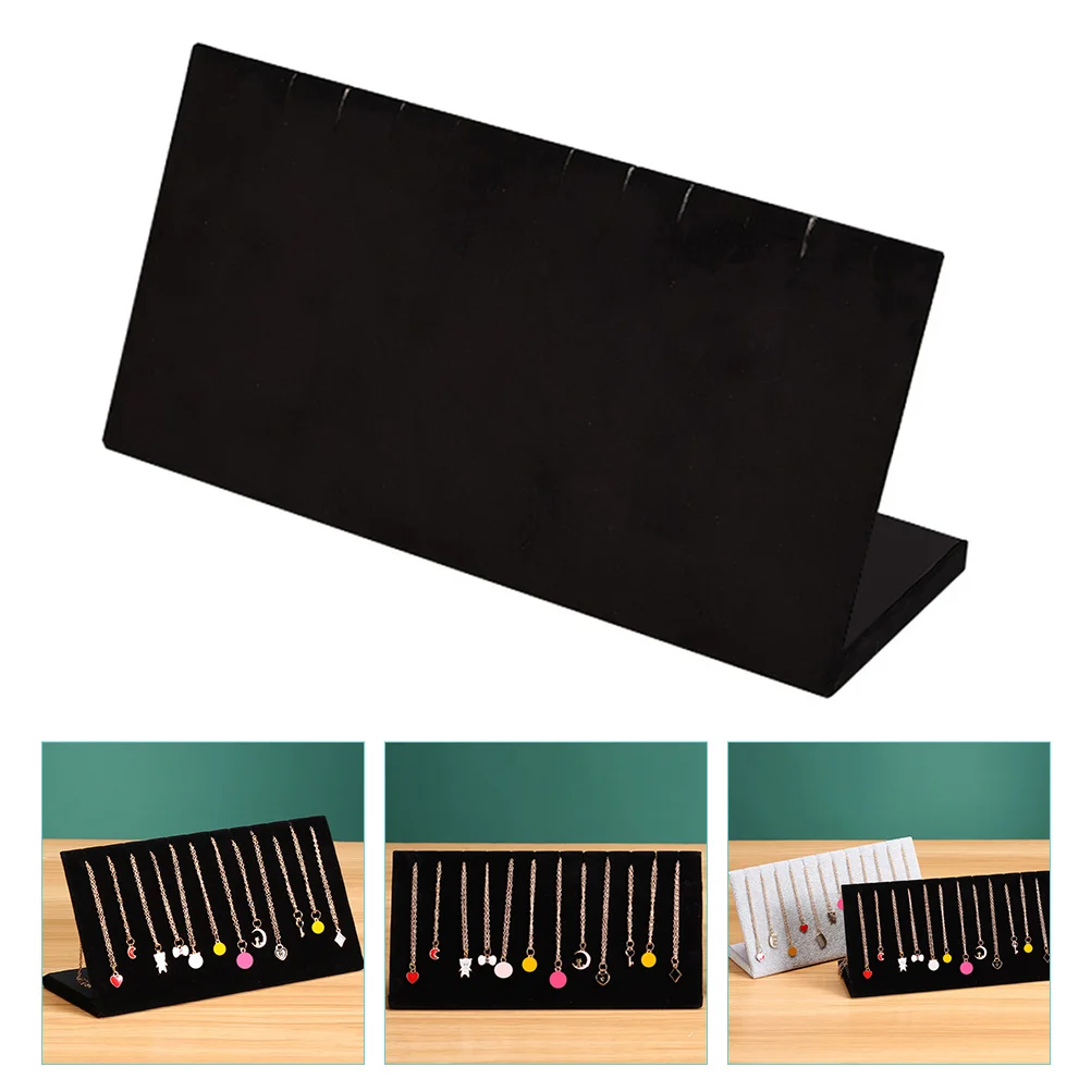 

Jewelry Board Scratch-Free Stand For Necklaces Earrings Bracelets Display Case Storage Rack Desktop Necklace Holder Organizer