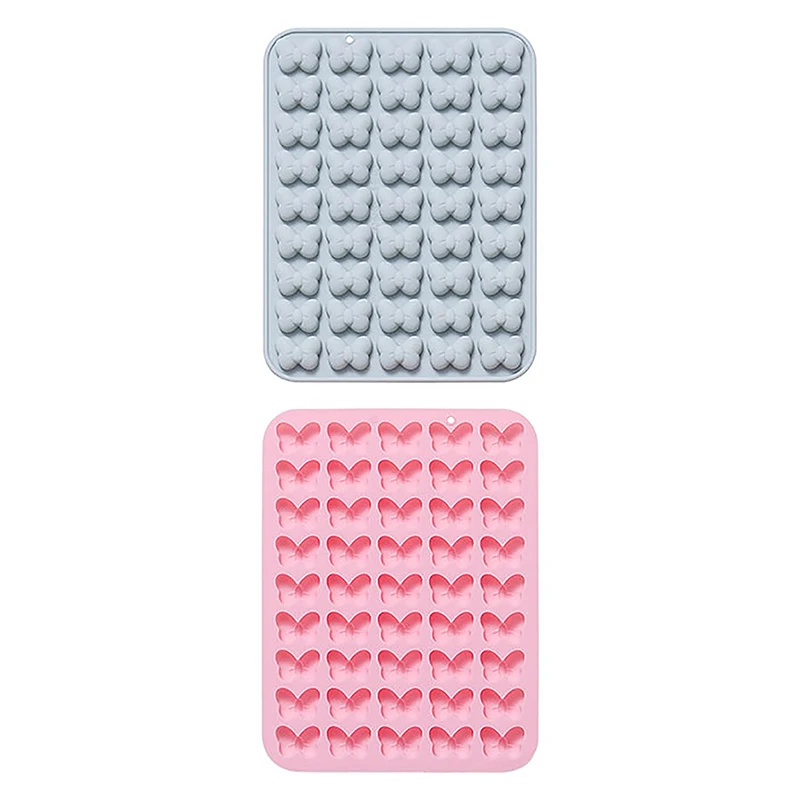 1Pc 45-cavity Bow Gummy Candy Molds Non-Stick Butterfly Tie Silicone for DIY Gummies Chocolate Jelly Ice Tray view 5