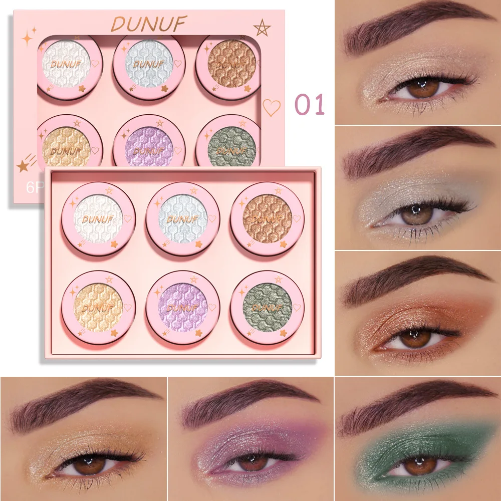 Super Shock Shadow 6 Piece Set Velvety Putty Eyeshadow Waterproof Smudge Proof for All Skin Types Travel Friendly Makeup