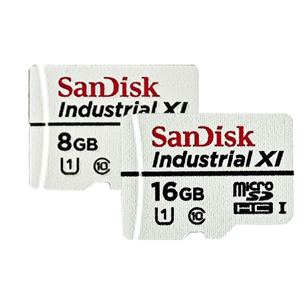 بطاقة ذاكرة صناعية واسعة من سانديسك ، بطاقة ميكروسدك ، محول بطاقة TF إلى SD ، C10 ، U1 ، 8 جيجابايت ، 16 جيجابايت ، MLC