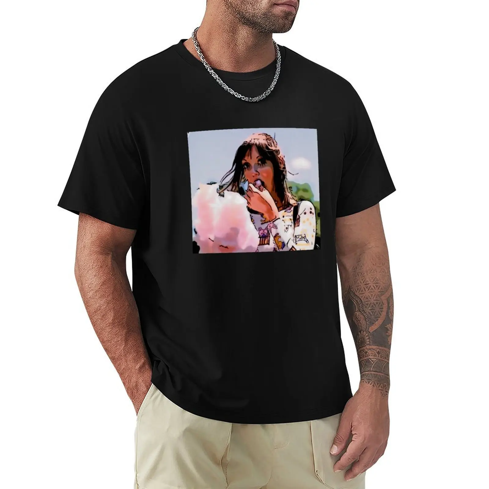 

Shelley Duvall Cotton Candy T-Shirt blanks cotton man t-shirts customizeds men clothings