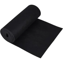 118x11.81 Inch Black Felt Roll 3mm Thick Craft Felt Fabric Soft Fabric Sheets for DIY Arts Crafts Decorations Patchwork Sewing