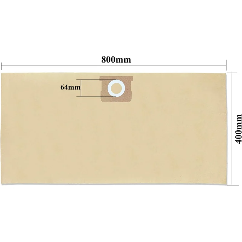 AY03-12Pack DXVA19-4101 كيس لجميع الغبار لمكانس المتجر الرطبة/الجافة سعة 6-10 جالون DXV06P DXV09P DXV10P DXV10S DXV10SA DXV10SB