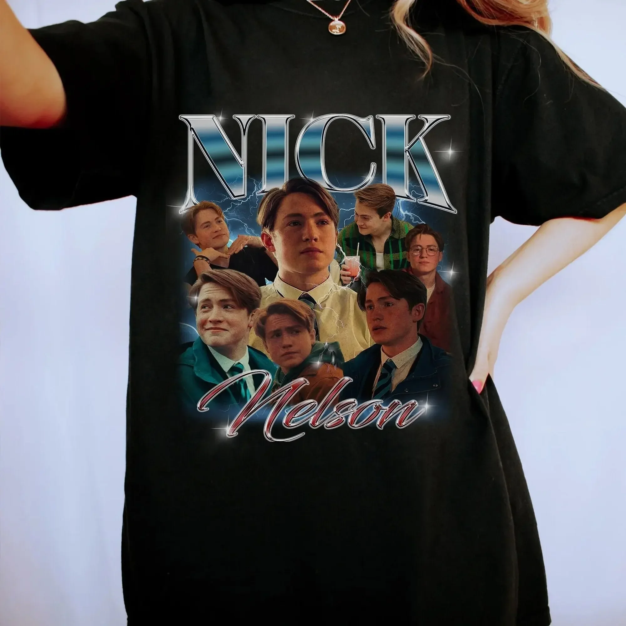 Nick Nelson T Shirt Retro Kit Connor Heartstopper Book LQBT Pride