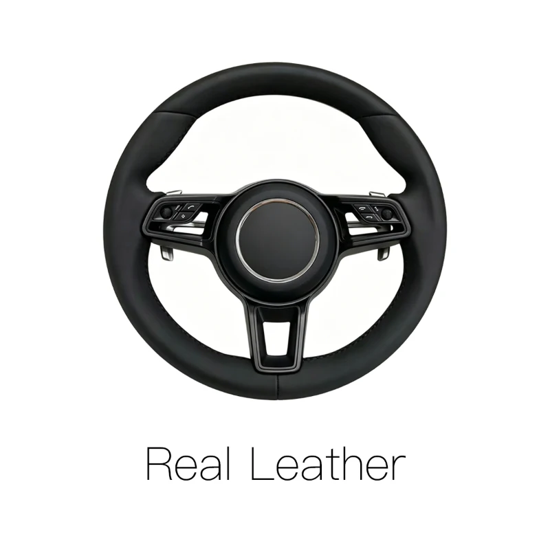 Suitable for 2008-2018 Porsche Cayenne Genuine Leather Sport Steering Wheel