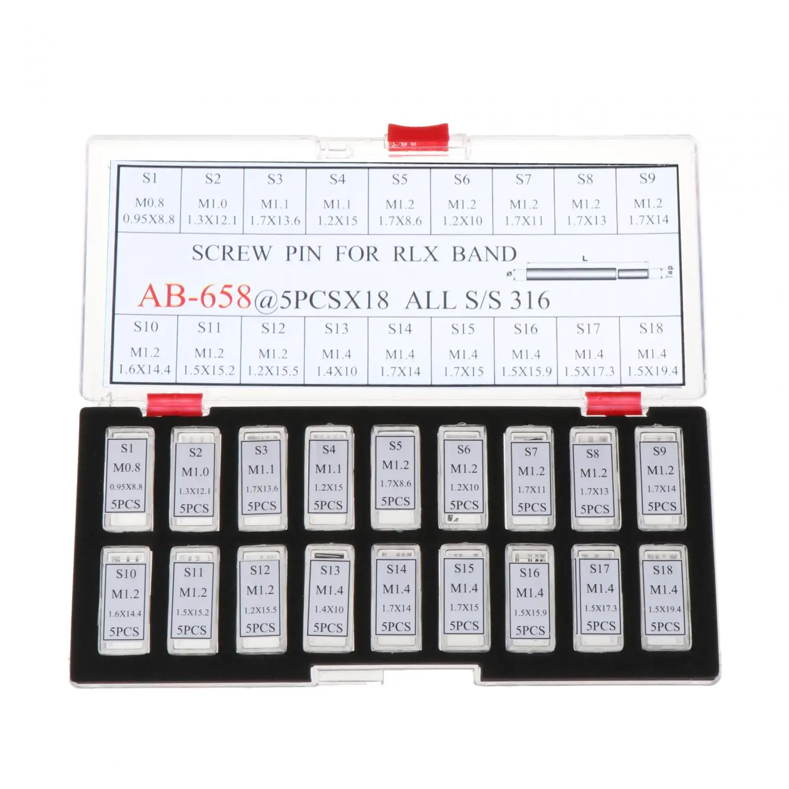 Screw Pins Links for Watch Bands Replacement Watchmaker Watch Band Link Pins
