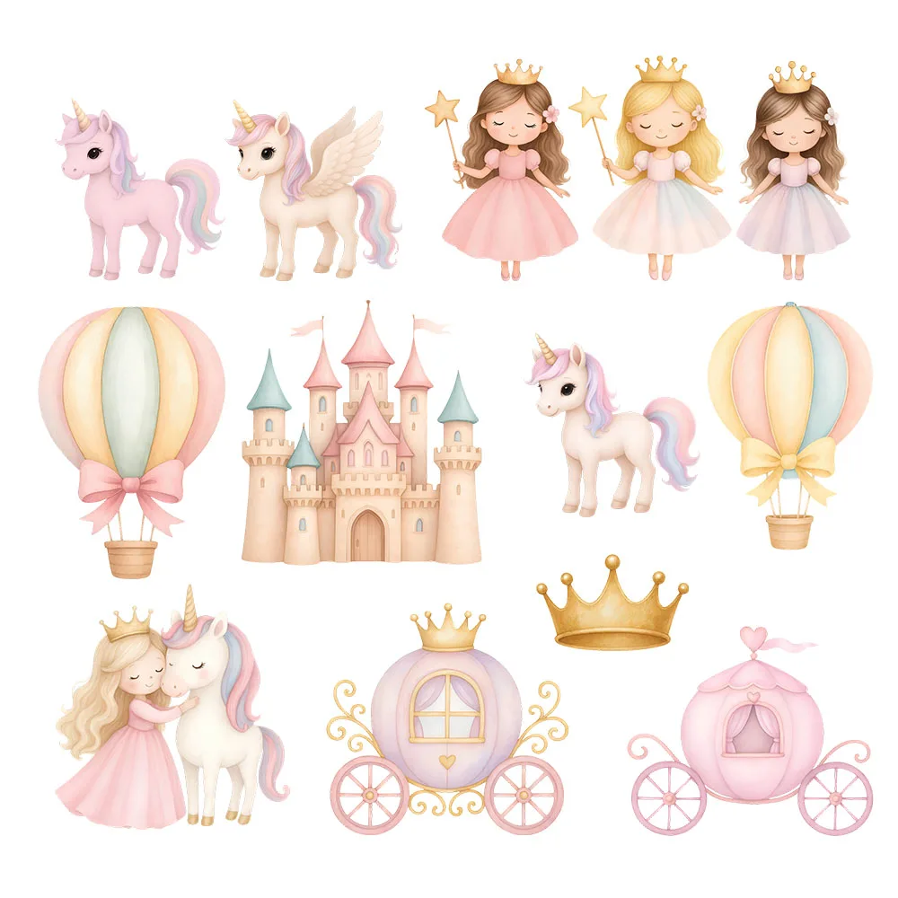 Princess Party Decor Cutouts Backdrop Baby Shower Props Birthday Party Stand Up Props Sign Yard