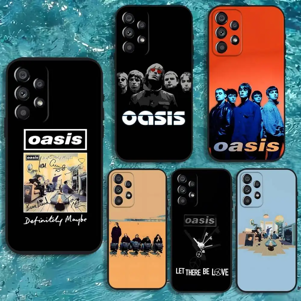 

Rock Band O-Oasis Phone Case For Samsung Galaxy A20,A21s,A22,A31,A32,A52,A53,A72,73,A80 Soft Black Cover