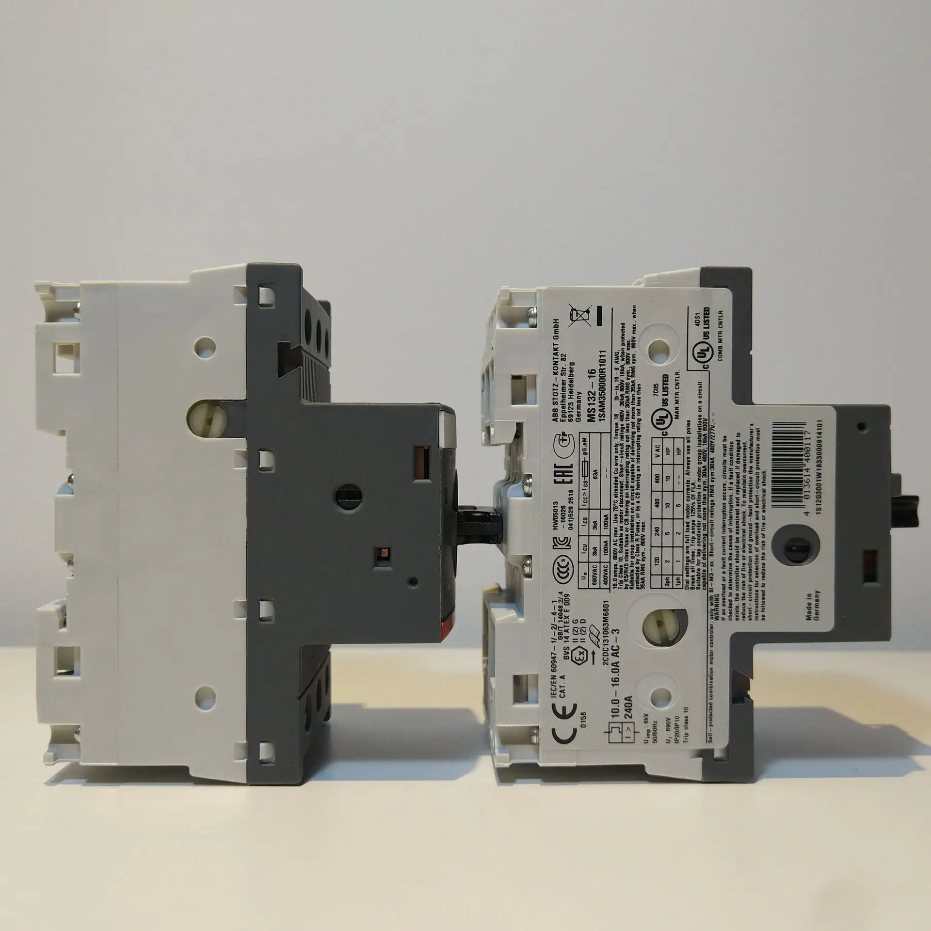 2025 حقيقية محرك ABB حماية المحرك قطاع دارة MO132-10 10115328 العلامة التجارية الجديدة الأصلية حقيقية #2