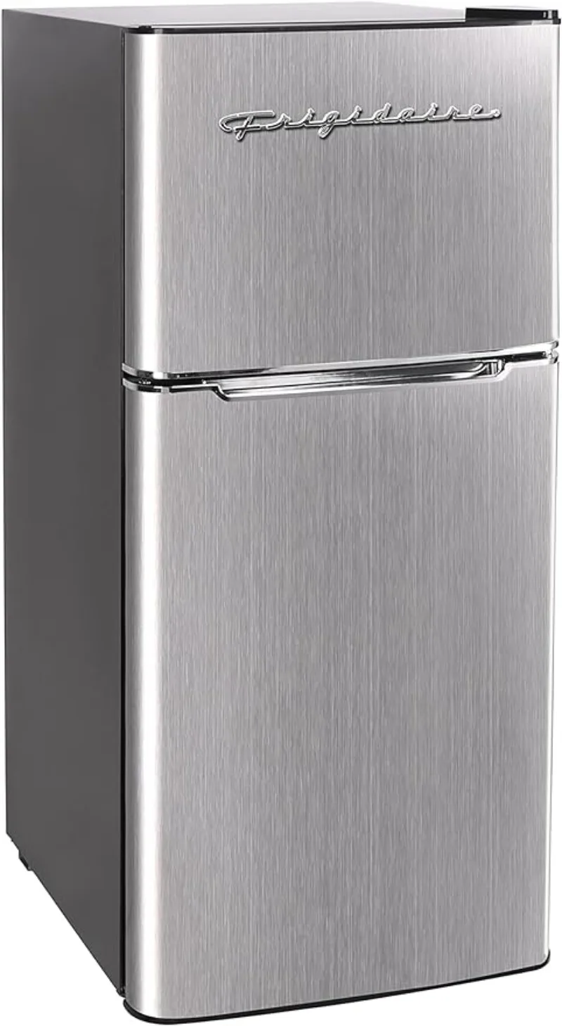 

Frigidaire EFR451 2 Door Refrigerator/Freezer, 4.6 cu ft, Platinum Series, Stainless Steel, Double