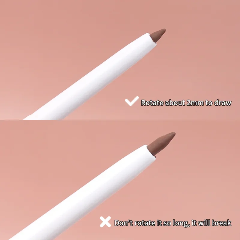 Waterproof Eyeliner Gel Pencil Lasting Smooth Black Brown White Not Blooming Easy To Wear Matte Eyeliner Pen Eye Makeup Cosmetic