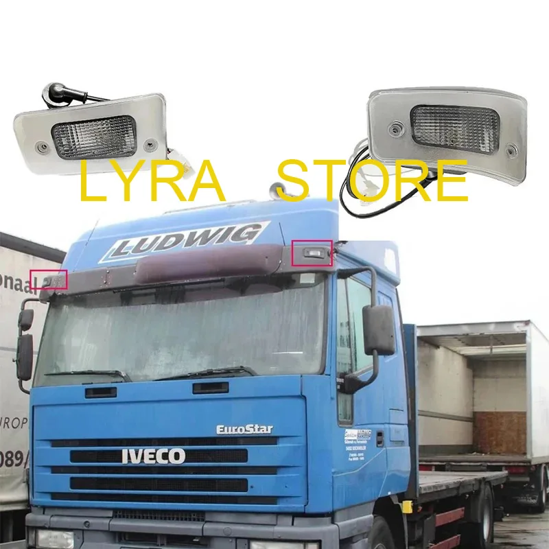 

1 шт. 24 В лампа солнцезащитного козырька подходит для Iveco eurotruck Eurostar440 Eurotech euroтракер черный/белый 500314717 500314716