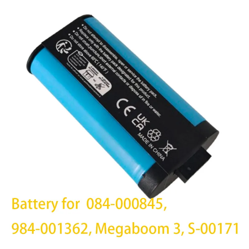 

3400mAh Speaker Battery 533-000116, 533-000138 for Logitech S-00147, UE MegaBoom, UE MegaBoom 1