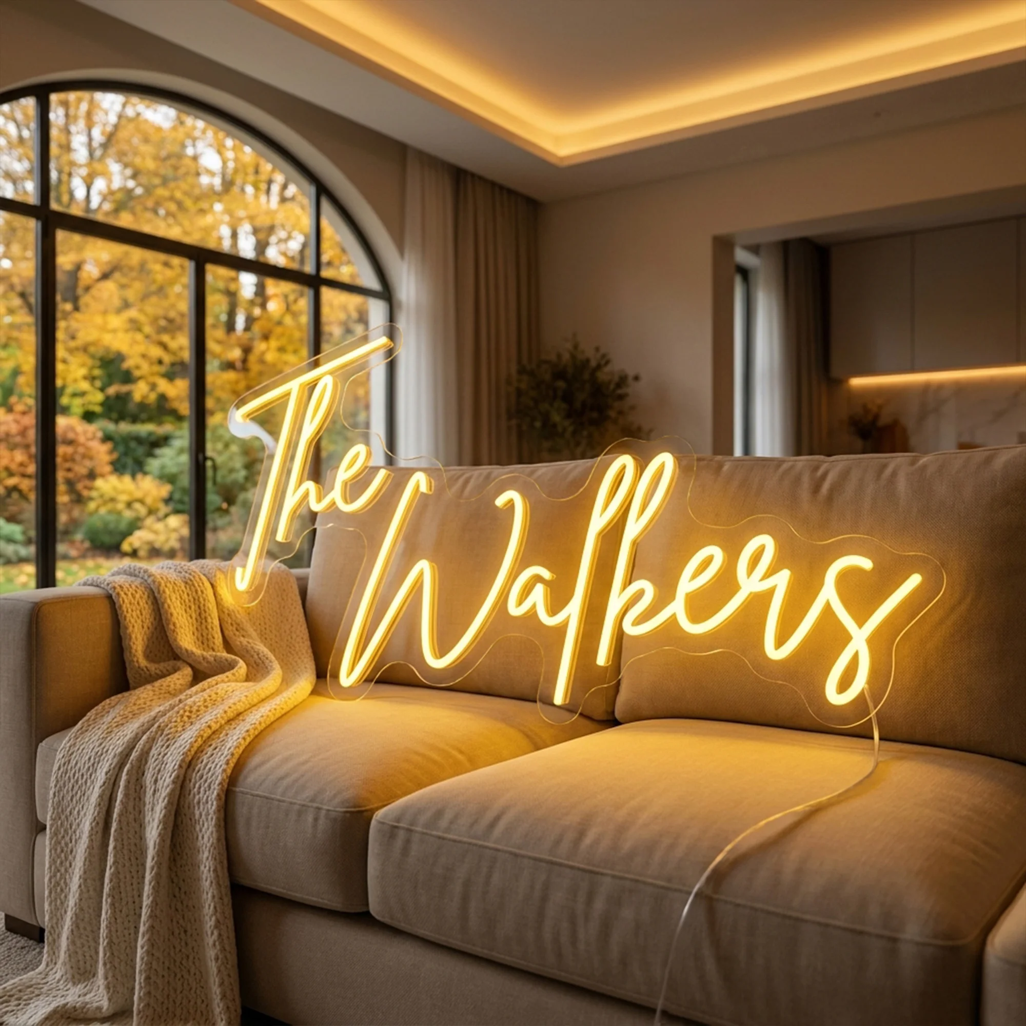 Custom Wedding Neon Sign, LED Wedding Sign with Free Dimmer, Battery Operated Neon Sign, Last Name Neon Sign, Bedroom Wall Decor view 3