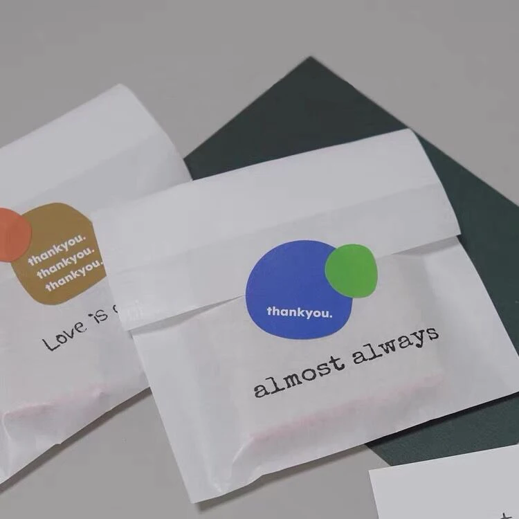 Individuelle LOGO-Aufkleber Personalisierte Dankeschön-Etiketten Selbstklebende Party-Geschenkbox-Verpackung Produkt-Aufkleber Druck Marken-Geschäfts-Etiketten – Detail 14