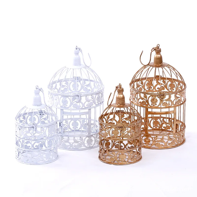 European-style Wrought Iron Decorative Birdcage Wedding Window Birdcage Ornaments Wedding Photography Props