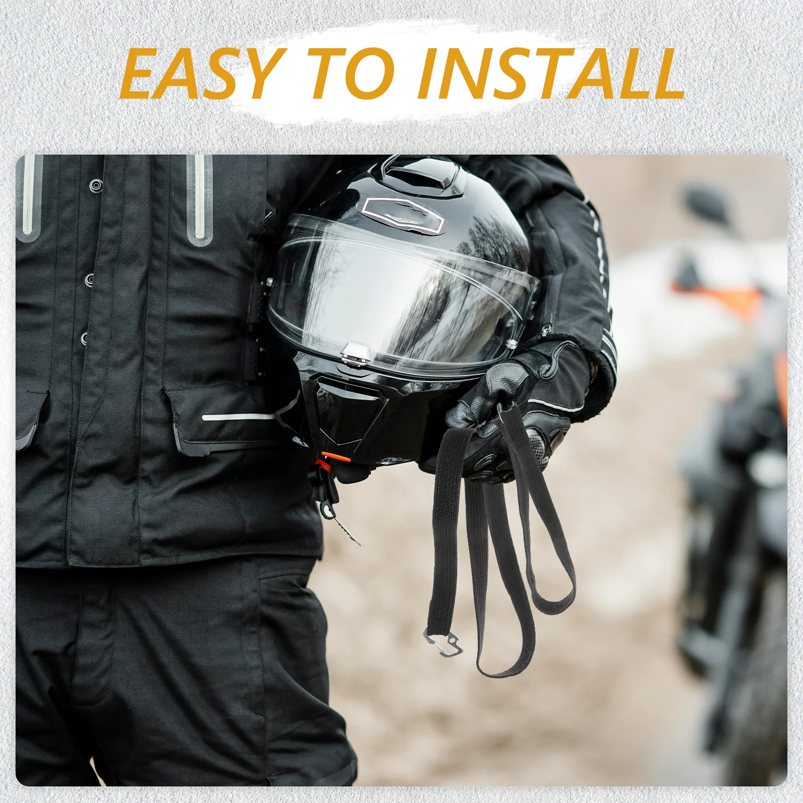 

Adjustable Heavy Duty Motorcycle Bind Straps High Elasticity Bungee Cords with Hooks for Bike Luggage Cargo Securing Outdoor