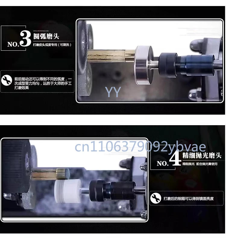 Billiards Rod Repairing Machine Table Cue Repair Machine with Repair Head Copper Ring Corner Tool
