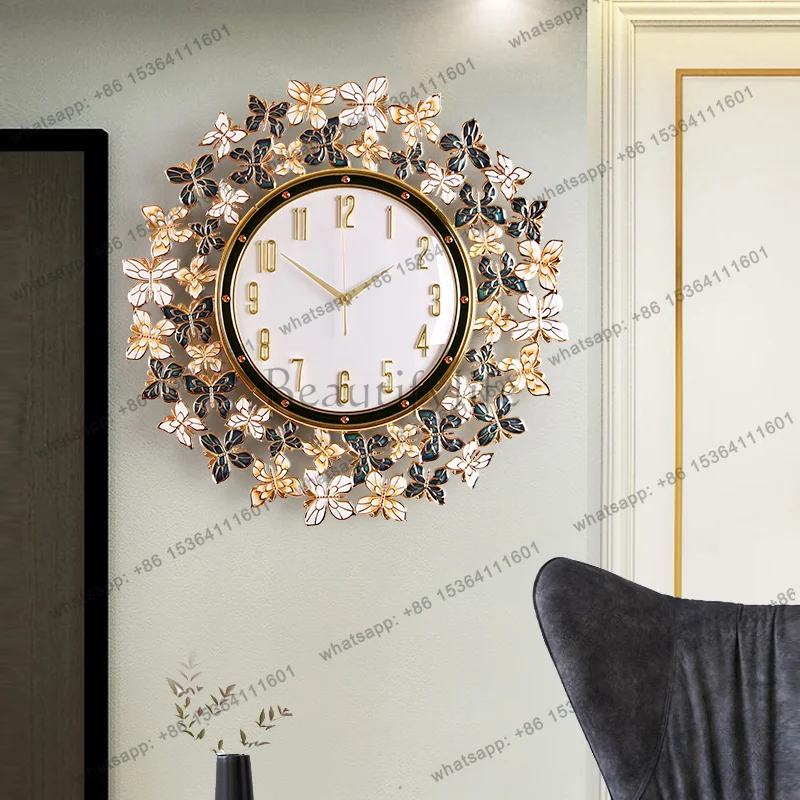 Glass Creative Wall Clock Minimalist Luxury Design Modern Room Wall Clock Unusual Fashion Creative Metal Horloge Home Decor