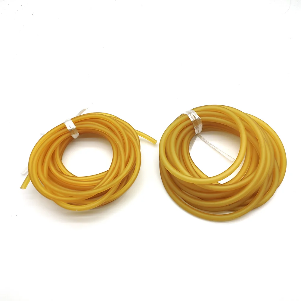 5m Rubber Tube Latex 1632/1842/1745/2050/3060 for Slingshot Outdoor Catapult Hunting Shooting Natural Color Accessories