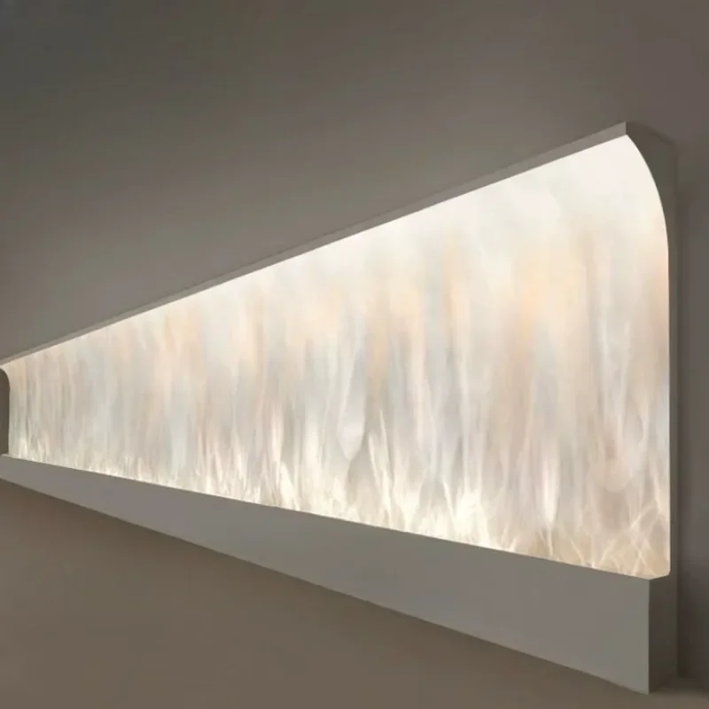 Bright luxury water pattern light wall washer indoor 3d dynamic water wave room bar projection simulation atmosphere flame light