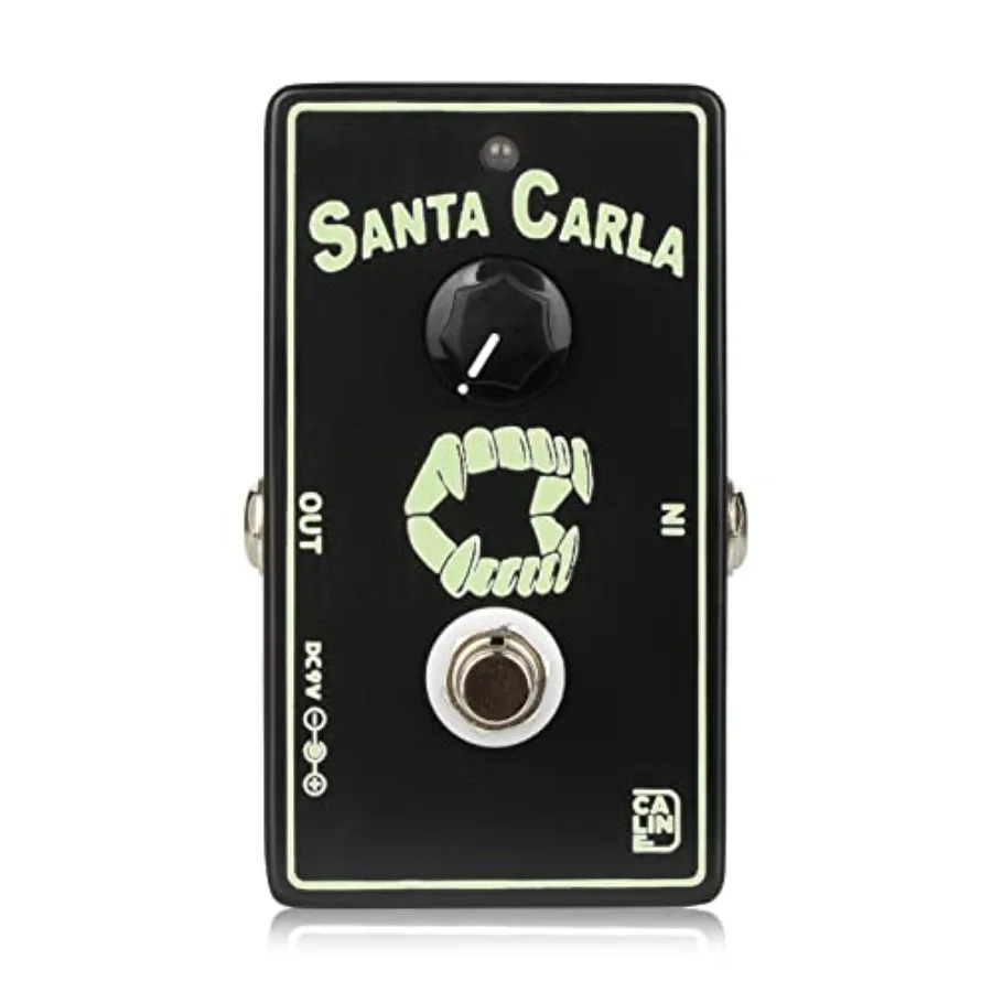 

Santa Carla Boost Guitar Effect Pedal Green Mini Booster Pedal with True Bypass