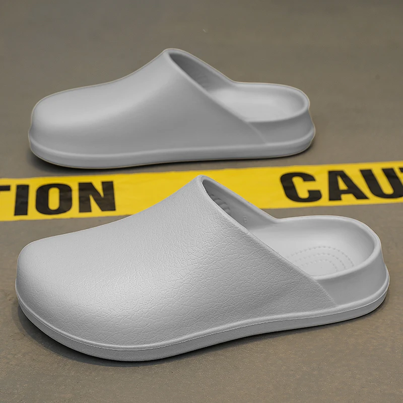 Original Men Clogs Slippers Comfort Mules Sandals Summer EVA Waterproof Non-slip Chef shoes Workers Outdoor Fishing Shoes