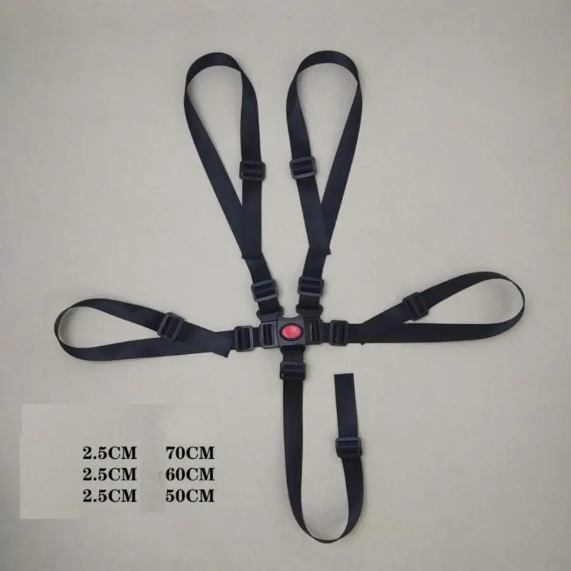 C90F Adjustable Baby Harness Strap Belt with 5 Point System Suitable for Enhances Safety in Pushchairs High Chairs Strollers