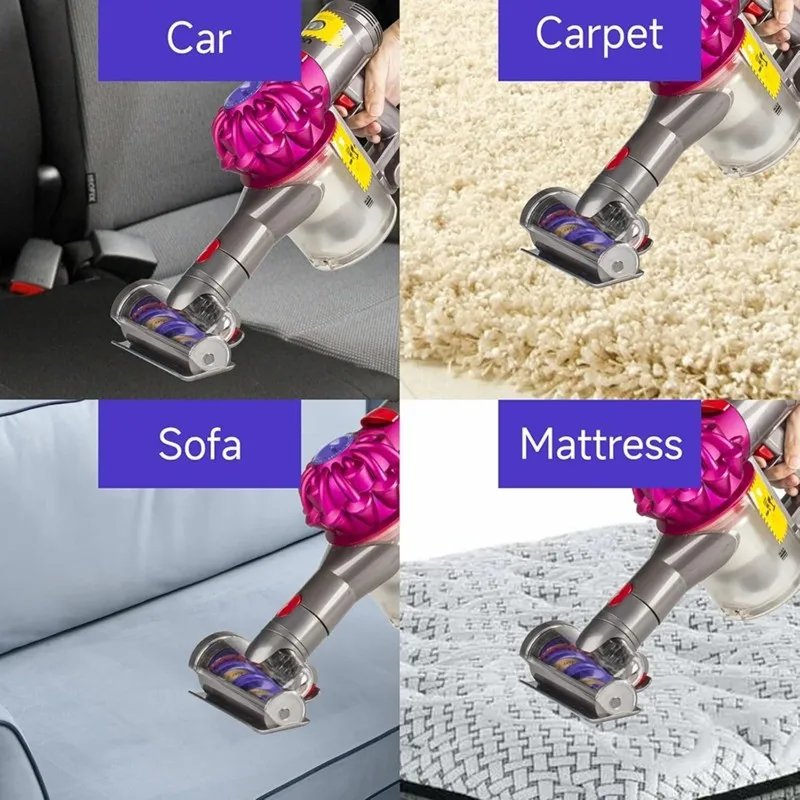 【SPECIAL OFFER】Anti-Tangle Brush Head For Dyson V12 Detect Slim/ V10 Digital Slim / SV18/ SV20 Vacuum Parts Electric Mattress Br