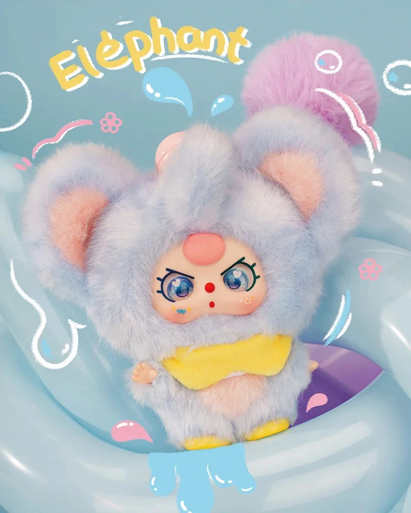 Genuine Baby Three Mini Hug Hug Series Blind Box Kawai Vinyl Plush