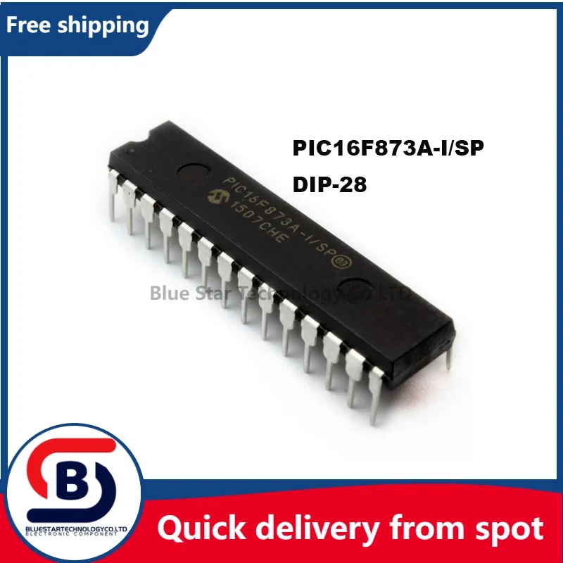 Free Shipping 10-50pcs/lots PIC16F873A-I/SP PIC16F873A PIC16F873 16F873 DIP28 Quick delivery from spot