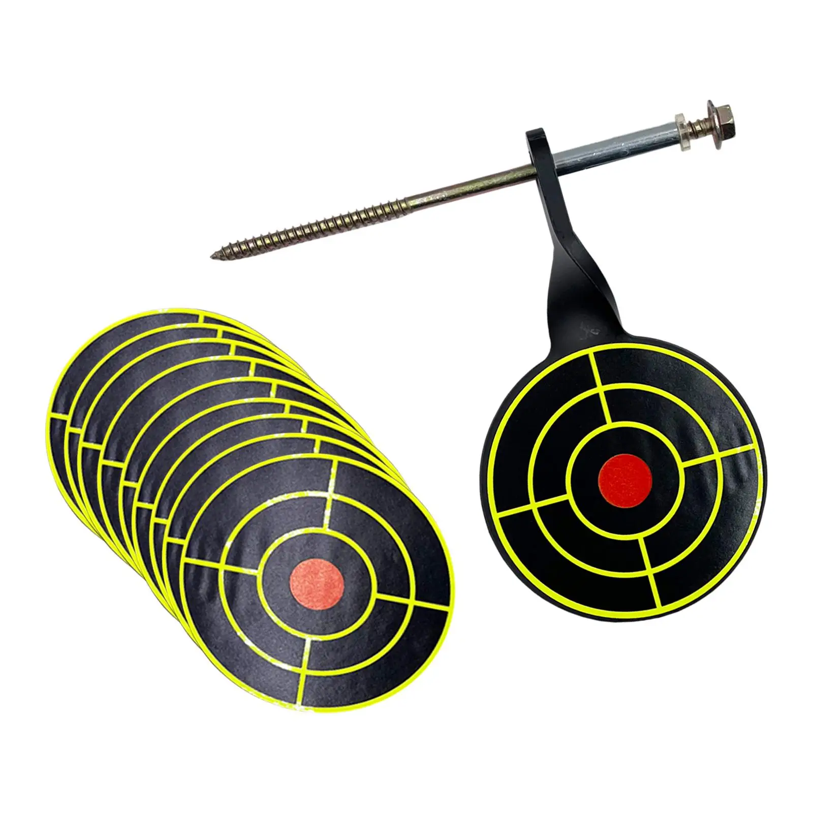 Target Practice Small Spinner Target Screwed Type Steel Practice Target Plinking Target for Hunting Games Shooting Practice