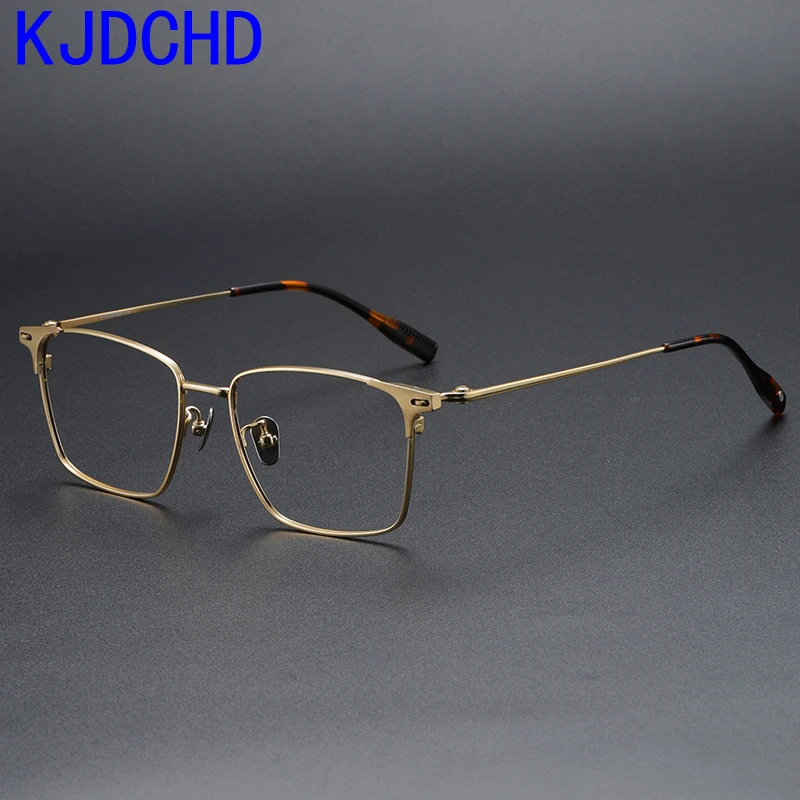 

Pure Titanium Glasses Frame Men Optical Square Eyewear New Male Classic Full Optical Prescription Eyeglasses Frames Spectacles