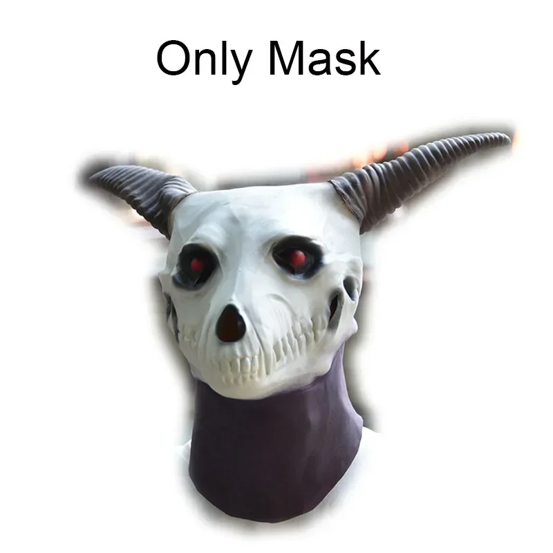 أزياء XT8Anime Elias Ainsworth التأثيرية عروس Magus القديمة Eriasu Einzuwasu قناع أغطية الرأس أزياء تنكرية للهالوين @ XT