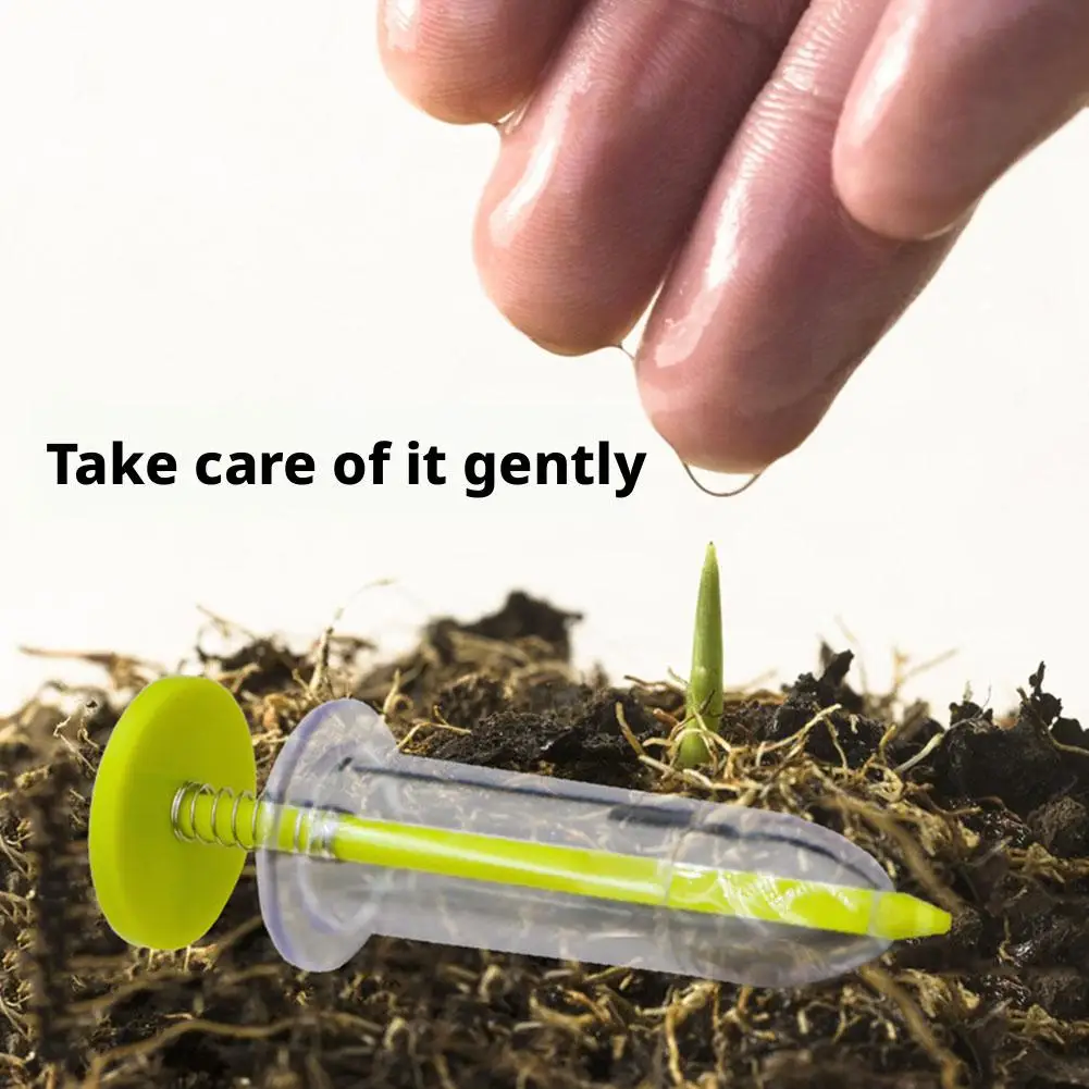 Mini Sembradora Manual, Herramienta de Siembra para Jardín, Jeringa para Semillas, Sembradora Manual, Esparcidor de Semillas, Sembradora de Hierbas y Vegetales