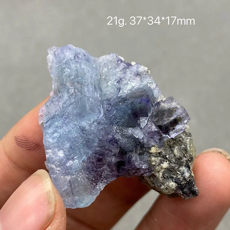 100% Natural Inner Mongolia  fluorite Mineral specimen cluster Stones and crystals Healing crystal Free shipping +box 35*35*35mm