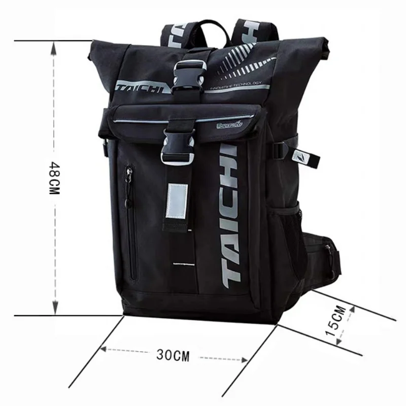 New Fashionable Motorcycle Cross-country Riding Hiking Backpack Waterproof Outdoor Cycling Backpack Riding Bag Casual Schoolbag