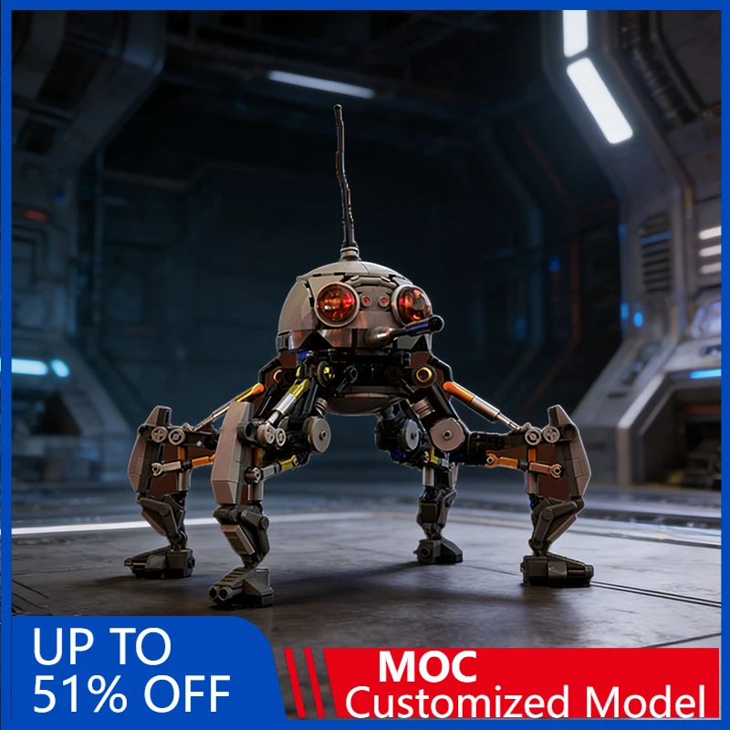 

Набор для сборки робота-паука из 544 деталей, развивающая игрушка для детей, подарок на день рождения для мальчика, обучающий DIY-набор