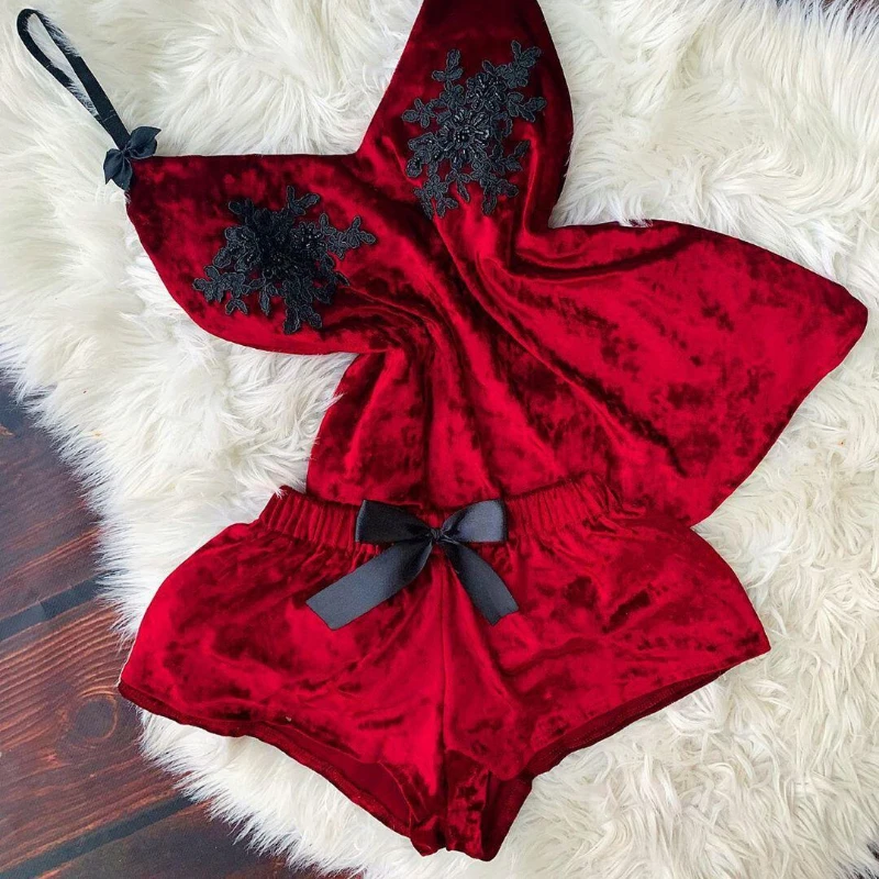 Ladies Sleepwear 2 Pieces Set Women'S Pajama Like Silk Robe Sexy Underwear Nightdress Sexy Nightwear Women  Sexy Sleepwear