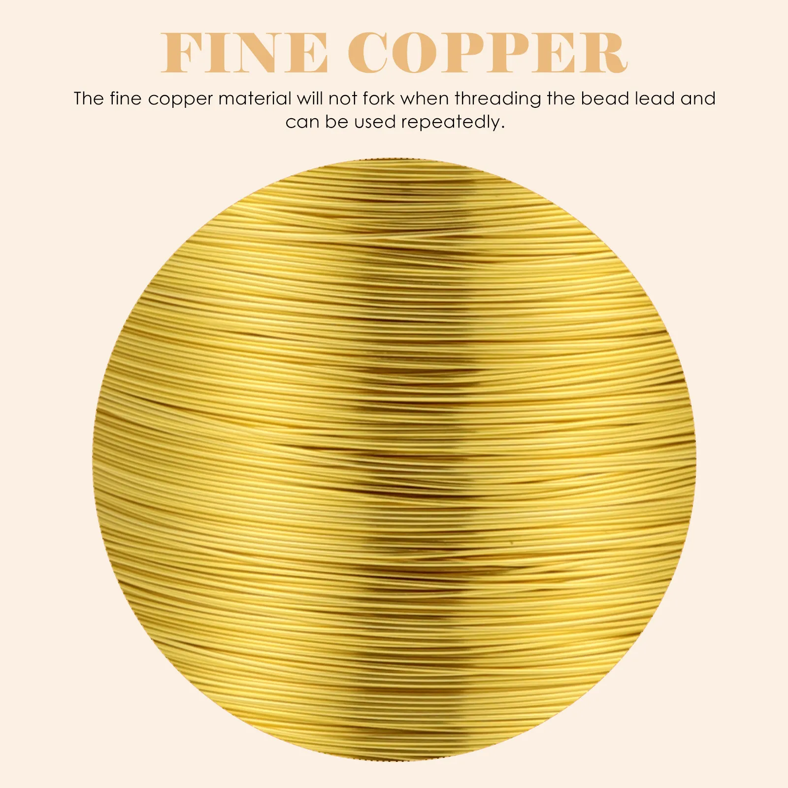 1 Roll Fine Processed 20 Gauge Copper Wire for Beading Jewelry Making Bracelet Necklaces DIY Craft Projects Sculpting Wire