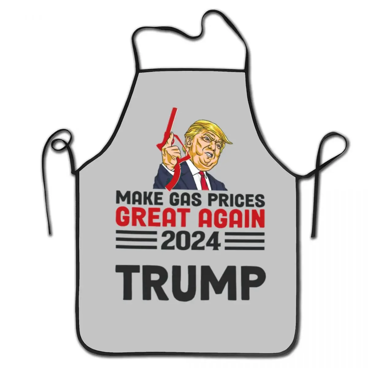 Bib Make Gas Prices Great Again Apron for Men Women Unisex Adult Chef Kitchen Funny Donald Trump Tablier Cuisine Gardening