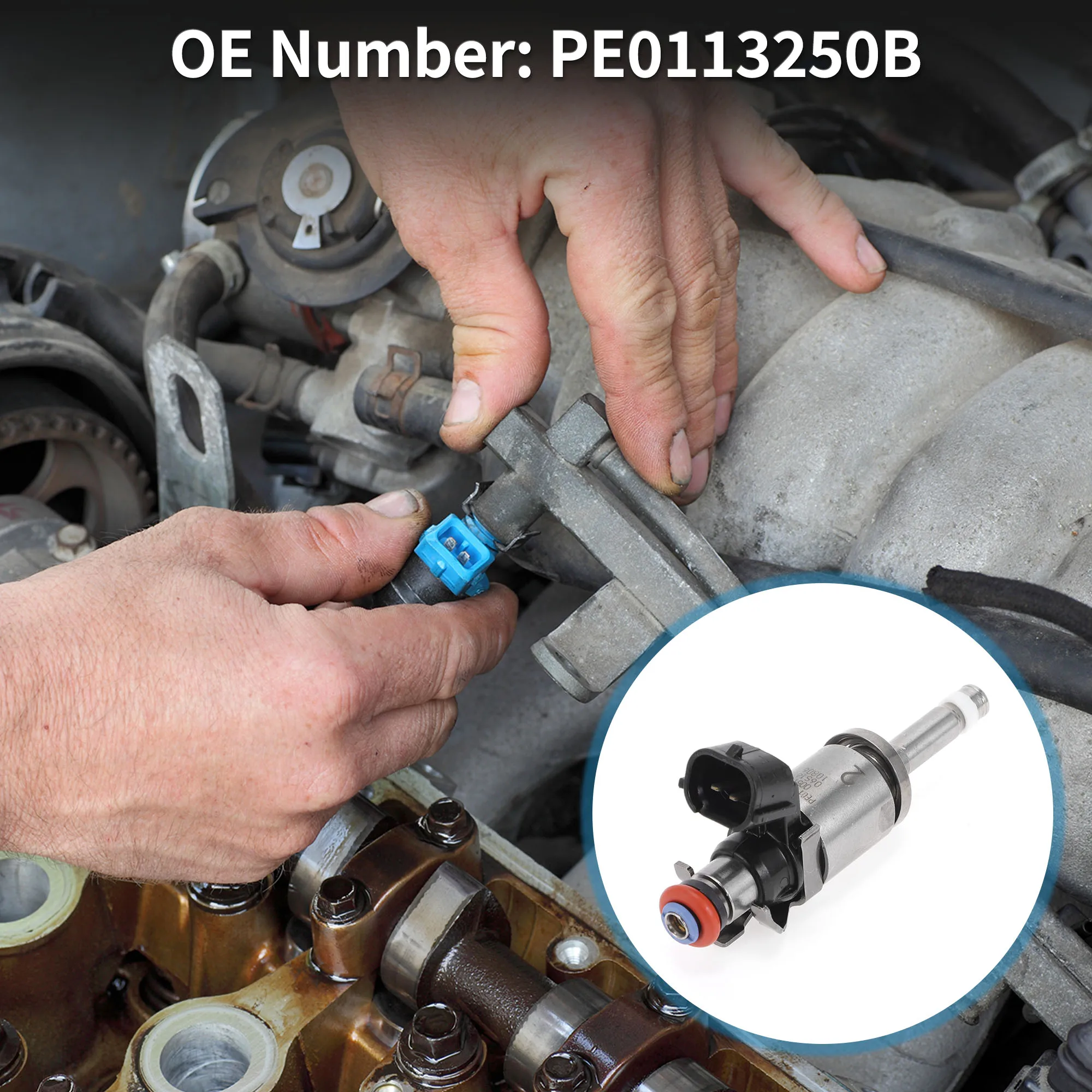 

Топливная форсунка UXCELL No PE0113250B для Mazda CX-5 Sport 2.0 13-16 1 шт., черный