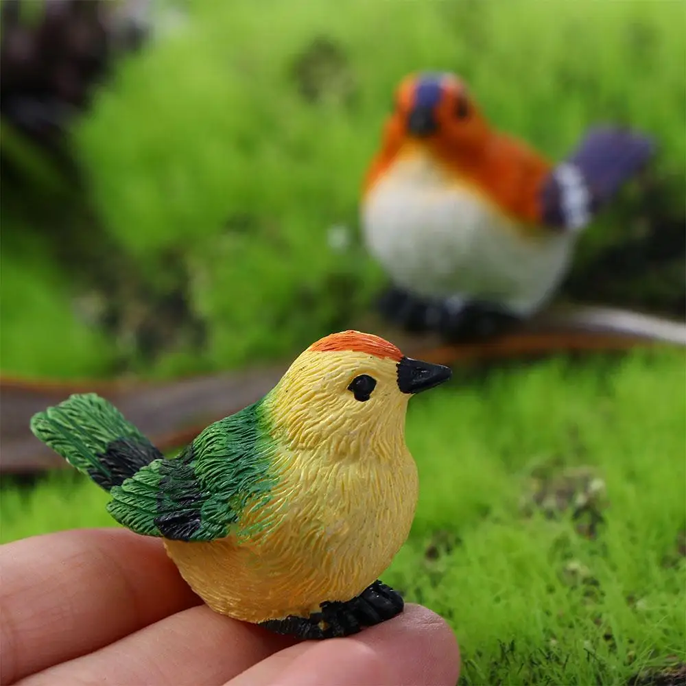 Resin Animal Model Succulent Plant Dollhouse Bonsai Ornaments Fairy Garden Decor Miniature Figurines Home Decor Micro Landscape