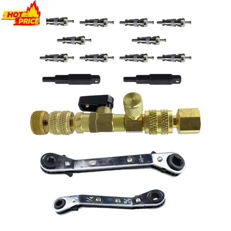 

Easy to Use Tool Set Service Wrench for DIY Auto & Home Cooling Maintenance