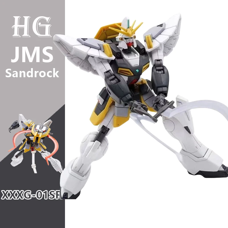 JMS Assembled Model Hand Toy XXXG-01SR Sandrock Kit Mecha Model W New Desert Mobile Suit Movable Doll Joints Children's Gift